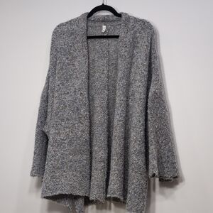 Wishlist | Gray And Blue Speckled Super Soft And Fuzzy Cardigan Sweater Size M/L